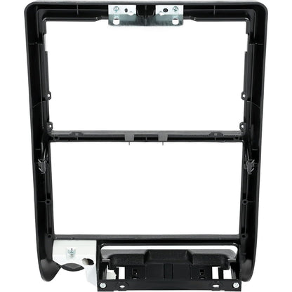 ALMULOO Center Console Radio Bezel Compatible with 1986-1988 Mazda RX-7 –Opening Dashboard Radio Panel Replaces FB0555210B – Black ABS Plastic Dashboard Panel with CD