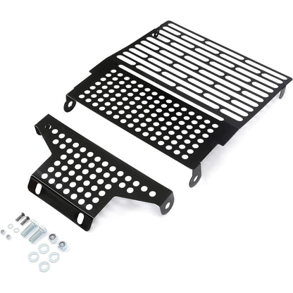 Brush Guard Insert Compatible with Kubota L3560 L4060 L4760 L5060 L5460 L6060 Tractor Grille Insert Electrophoresis Heavy Duty Steel (Black)