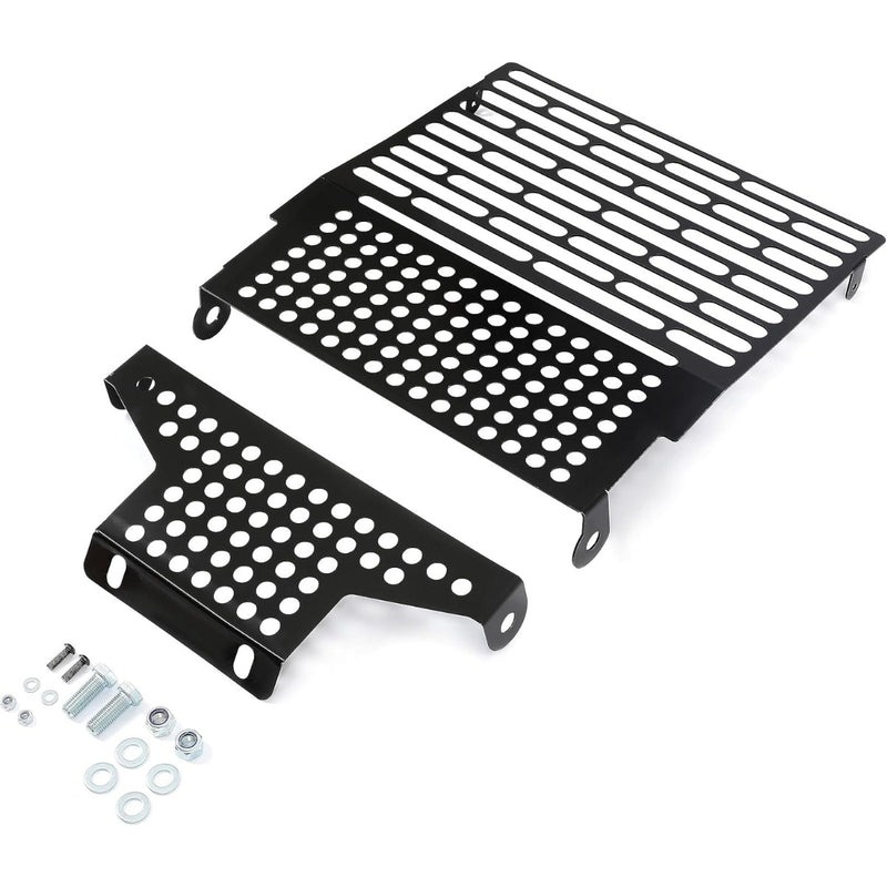 KUAFU Brush Guard Insert Compatible with Kubota L3560 L4060 L4760 L5060 L5460 L6060 Tractor Grille Insert Electrophoresis Heavy Duty Steel (Black)