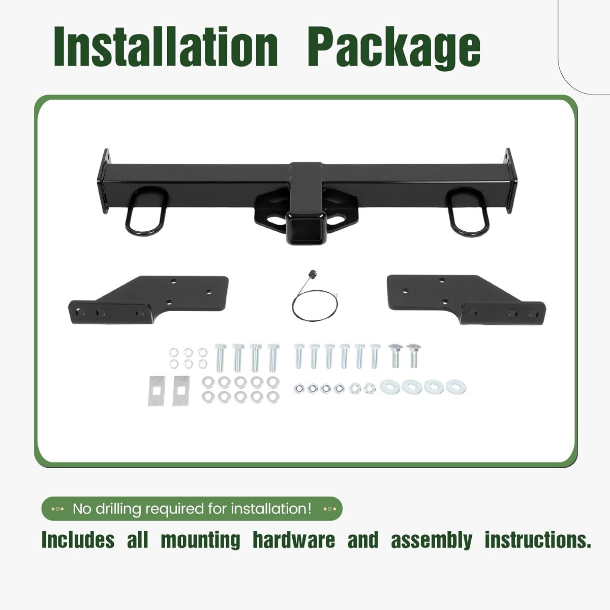 ALMULOO Trailer Hitch Compatible with 2000-2006 Toyota Tundra All