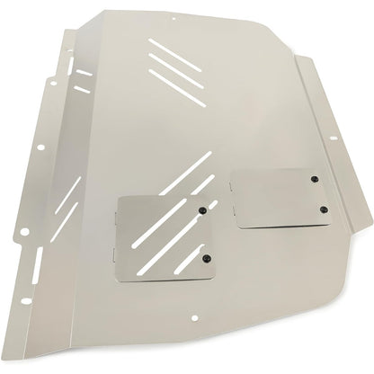Engine Splash Shield Under Tray Skid Plate Compatible with 2016-2021 Honda Civic Aluminum Silvery