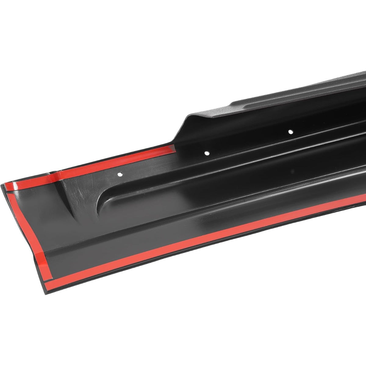 2Pcs Rocker Panel Guard Compatible with 2009-2014 Ford F-150 Crew Cab Side Rocker Guards Sill Plate Cover Plastic(PE) Black Textured Driver + Passenger Side