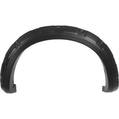 Fender Flares Compatible with 2017-2024 Nissan Titan | 4Pcs Wheel Arch Covers Plastic(PP) Textured Black