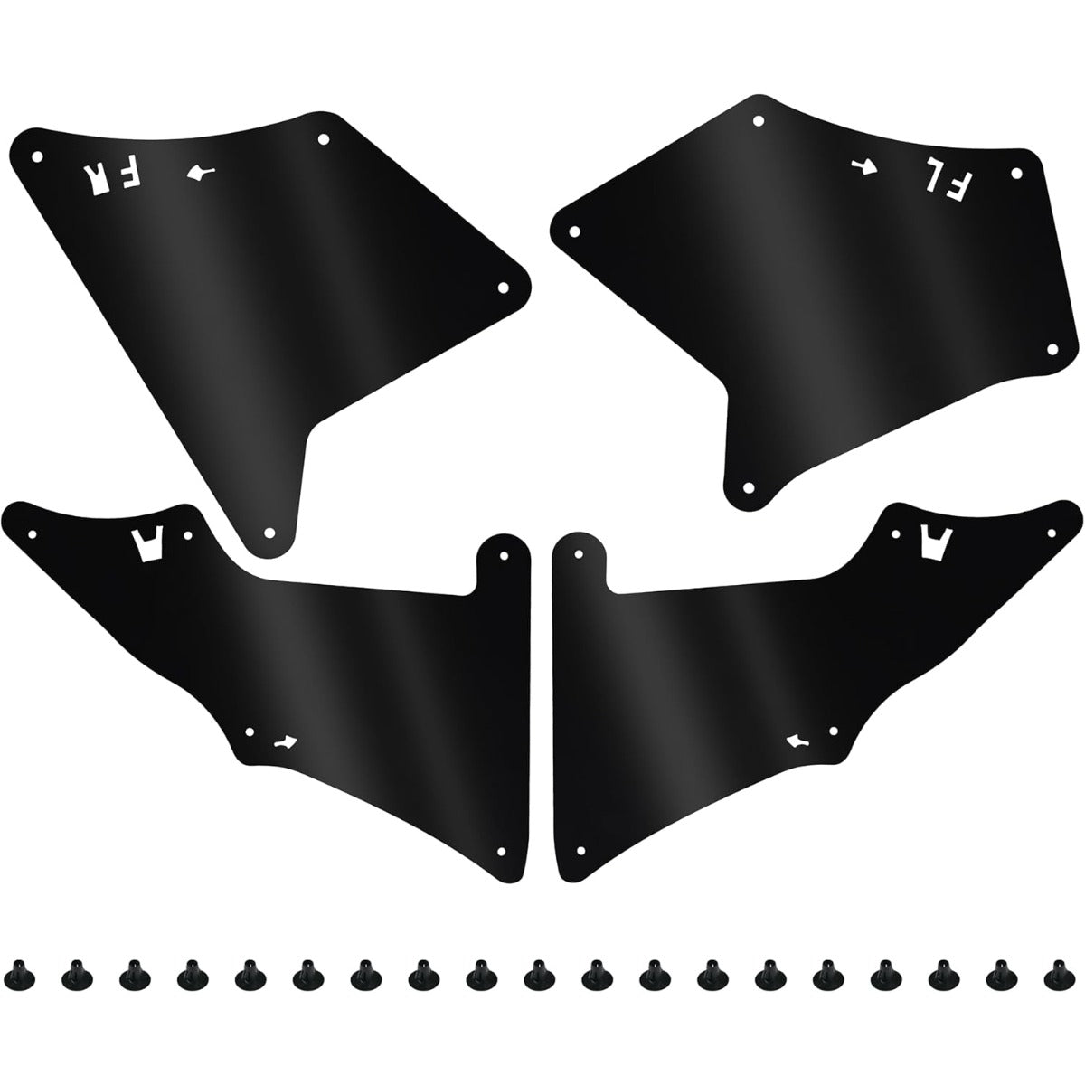 Splash Guards Fender Liner Shield for 2003-2022 Toyota 4 Runner 2007-2014 FJ Cruiser 2003-2020 Land Cruiser 2003-2020 Lexus GX460 GX470