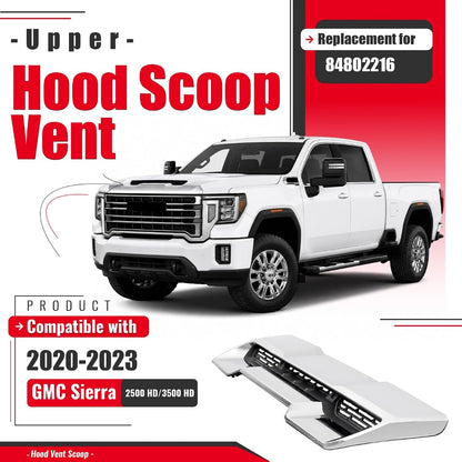 Hood Scoop Vent Compatible with 2020-2023 GMC Sierra