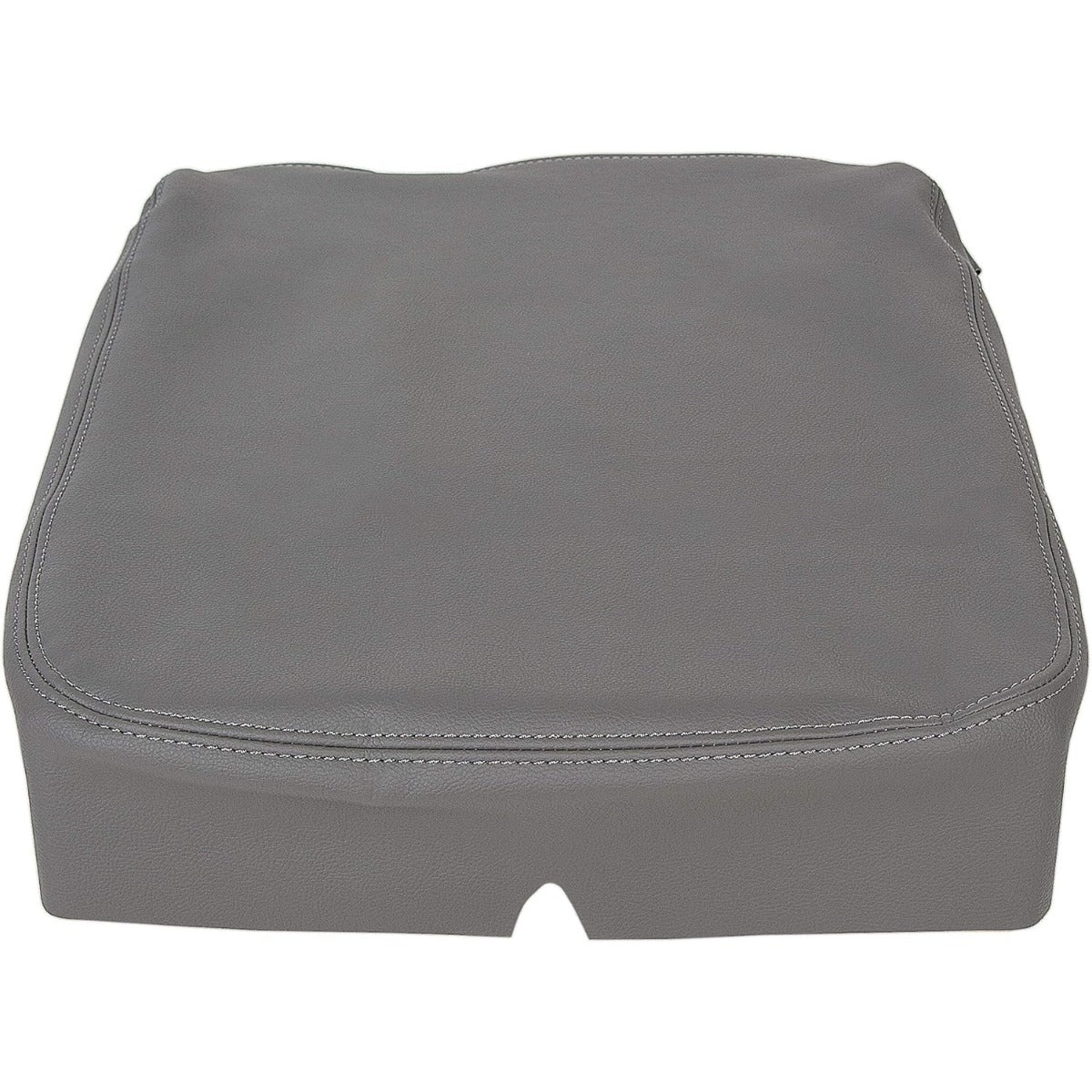 Gray Armrest Center Console Cover Skin Compatible with 2002-2008 Dodge Ram 1500 2500 3500 Synthetic Leather
