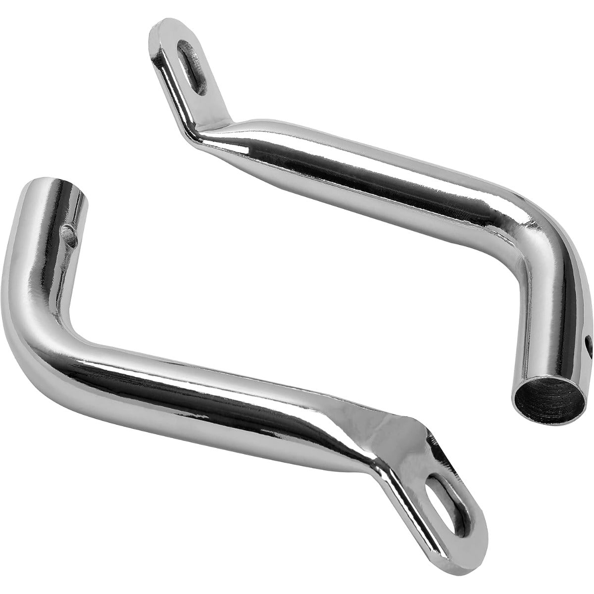 ECOTRIC Saddlebag Guard Support Eliminator Bracket Compatible with 1993-2013 Harley Touring Road King FLHR, Electra Glide FLHT/Ultra Classic, Street Glide FLHX, Road Glide FLTR Chrome