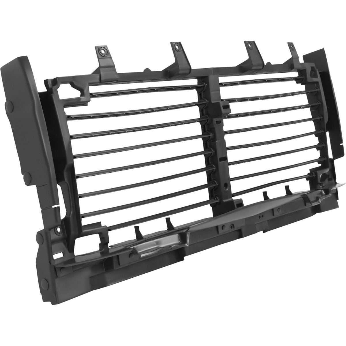 Active Radiator Shutter Assembly Compatible with 2019-2023 Chevrolet Silverado 1500 LTD Replacement for 84652494 GM1206103 Grille Shutter Plastic Black