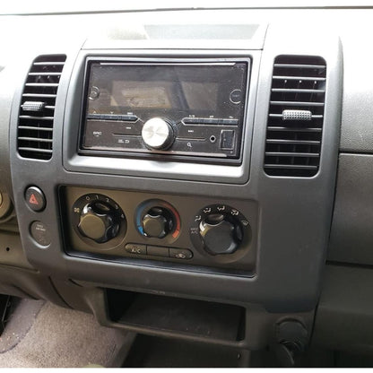Center Dash Console Panel Trim Compatible with 2005-2020 Nissan Frontier Replacement for Part Number 68259-ZP16C, Matte Black
