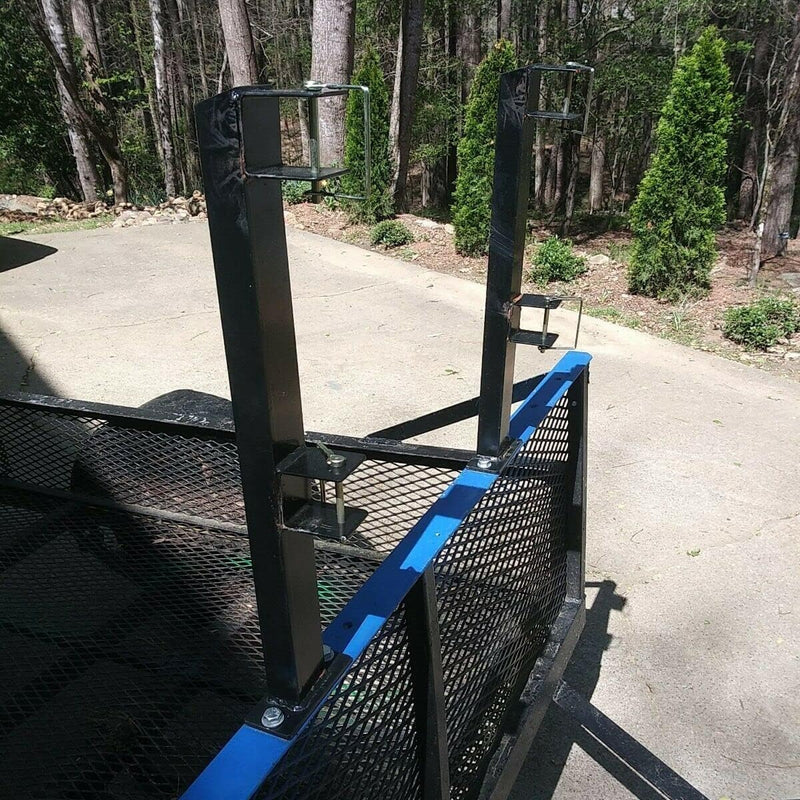 2 Place Weeder Trimmer Weed-Eater Edgers Gas Racks Holders Hold Two Open Landscape Trailer
