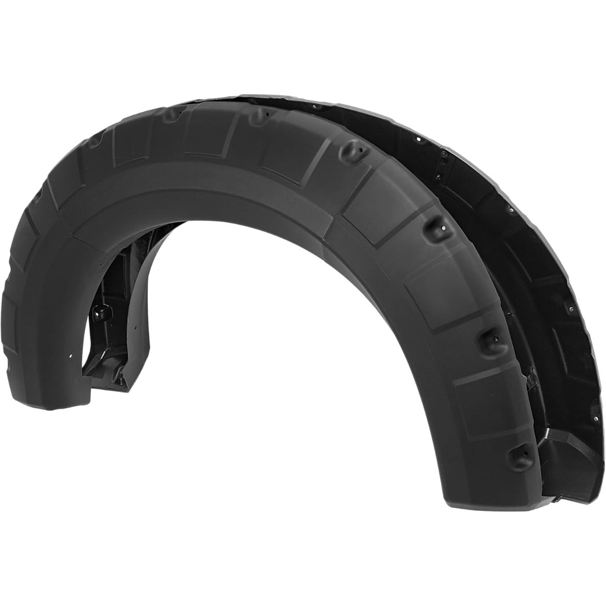 Fender Flares Compatible with 2009-2014 Ford F-150 | Styleside Bed 67.0"/78.8"/97.4", Excludes Platinum & Raptor Models, Pocket Rivet Style, Textured Black, 4PCS