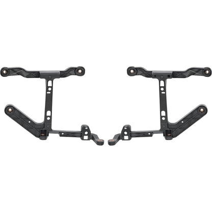 Front Bumper Bracket Compatible with 2013-2018 Dodge Ram 1500 and 2019-2024 Dodge Ram 1500 Classic LH & RH Replacement for CH1061108 68232454AA Plastic(PA6) Black