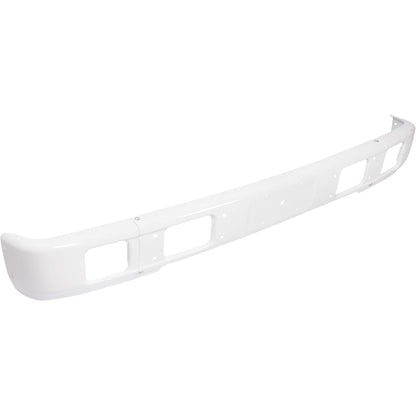 ALMULOO Front Bumper Compatible with 1992¨C2003 Isuzu NPR/NQR/NRR Trucks Heavy Duty Steel White