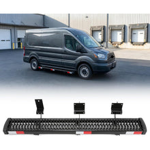 ALMULOO Right Side Step Compatible with 2015-2025 Transit 150/250/350 Step Plates Grip Step Sliding Door Running Board Kit Cargo Van Step Powder Coated Steel Black Passenger Side-55-1/2” x 7-1/4”