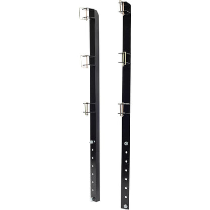Heavy Duty 3-Place Edgers Gas Weeder Trimmer Rack holders for Open Landscape Trailer Truck LYA-040