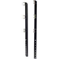 Load image into Gallery viewer, Heavy Duty 3-Place Edgers Gas Weeder Trimmer Rack holders for Open Landscape Trailer Truck LYA-040
