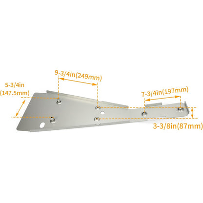 Aluminum Full Chassis Skid Plate Glide Frame Compatible With 1999-2014 HONDA TRX400EX 400X ATV