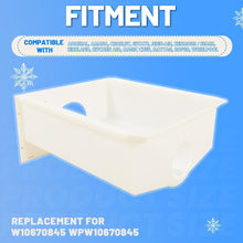 Kojem W10670845 WPW10670845 Refrigerator Ice Bucket Container Compatible with Whirlpool Kenmore/Sears kitchenaid Admiral Amana Crosley Estate Jenn-Air Kirkland Magic Chef Maytag Roper and More