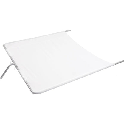 Boat Sun Shade Compatible with Boats 25 FT and Under Stern Boat Center Console Sun Shade Aluminium+Cloth -White