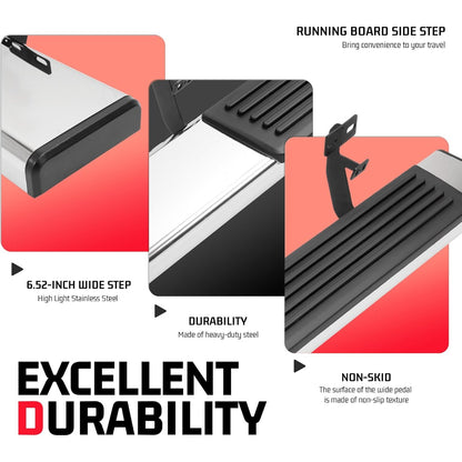 ALMULOO Side Steps Compatible with 2009-2026 Dodge Ram 1500 2500 3500