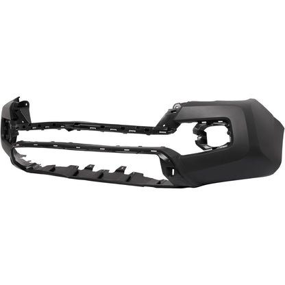 ALMULOO Front Bumper Fascia Cover Compatible with 2016-2023 Toyota Tacoma For Models WITHOUT Wheel Flare Slots ONLY TO1000415 5211904220 101-60132B Plastic(PP) Textured