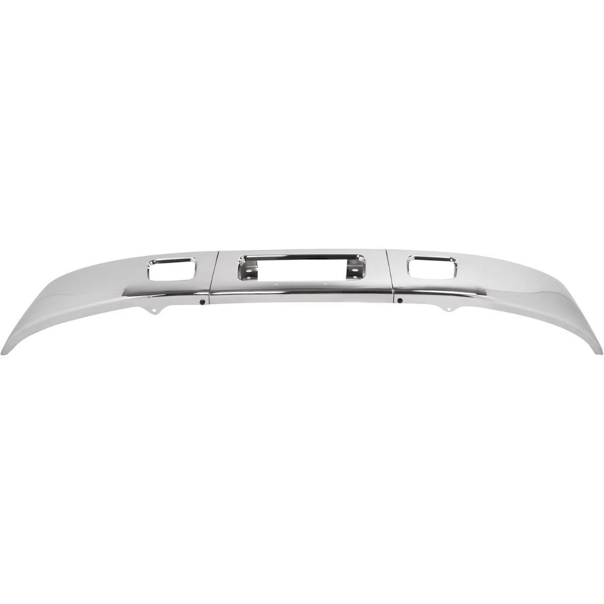 ALMULOO Front Bumper Face Bar+Bracket Compatible with 2008-2014 Ford E-150/E-250 & 2008-2019 Ford E-350/E-450 Super Duty Replace 8C2Z17757B/8C2Z17B884A/8C2Z17B883A/FO1002410/FO1066176/FO1067176