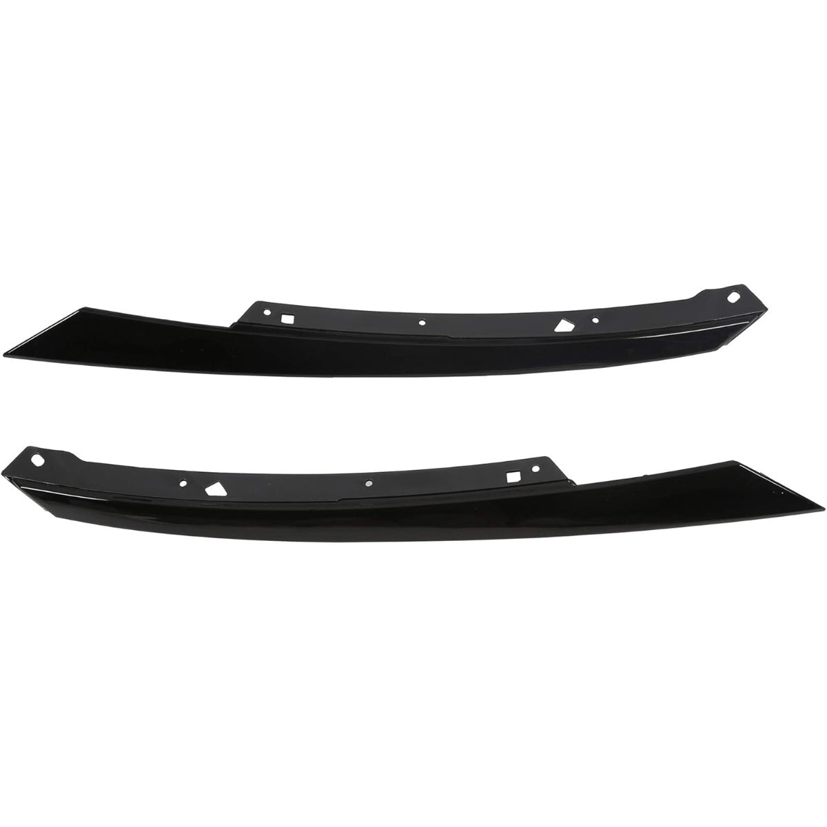 Front Bumper Mesh Grille Compatible with 2019-2021 Honda Civic Type R Style Replacement for 71125-TEY-Y01, 71121-TBA-A51, HO1200241 Glossy Black Hood Mesh Grill w/ 2Pcs Eyebrows ABS Plastic