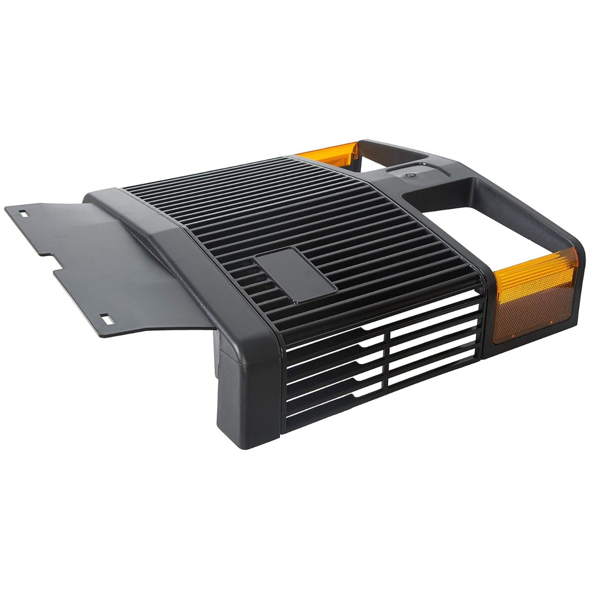 Front Grille Compatible with John Deere 415 425 445 455 Tractor Replacement for AM116207 (Including Reflectors. Label is NOT Included) Black Plastic ABS