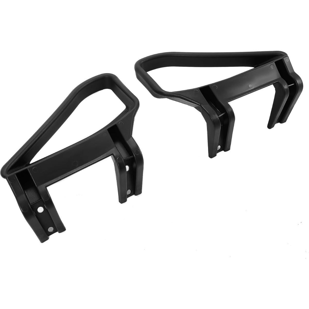 HECASA Golf Cart Seat Handle Pair Compatible with 1994-Up EZGO TXT Gas & Electric Replacement for 71701-G01 71702-G01 Arm Rest Hip Restraints Driver & Passenger Side Plastic Black