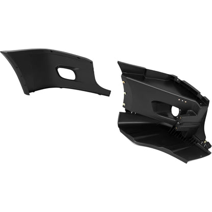 KUAFU LH Front Bumper End Cap+Reinforcement Compatible with 08-17 Cascadia