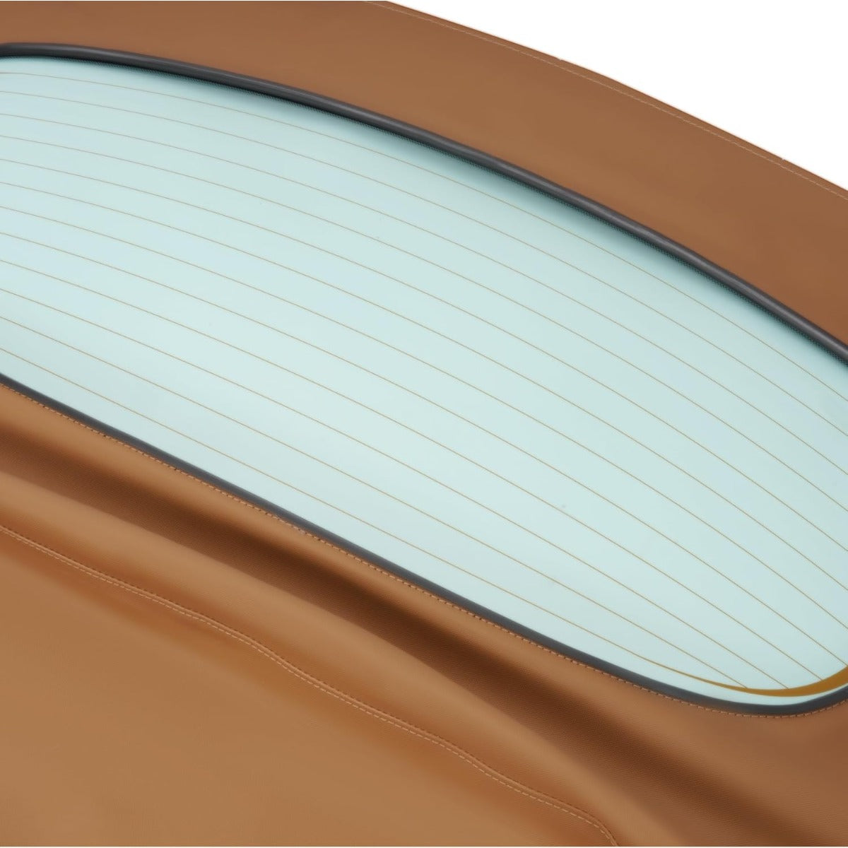 Convertible Soft Top for 2004-2009 Toyota Solara Roof Top with Clear Glass Windows Brown Sailcloth Vinyl Soft Roof Replacement