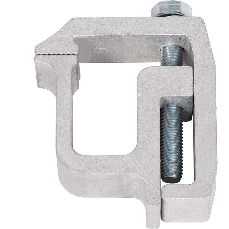 KUAFU Truck Cap Mounting Clamps Compatible with Chevrolet Chevy Ford Dodge Ram Sierra Dakota Ram 1500 2500 3500 F150 F250 for Mounting Caps Camper Shell Topper Canopy Heavy Duty Aluminum (4Pcs-Silver) LYOM-055-1