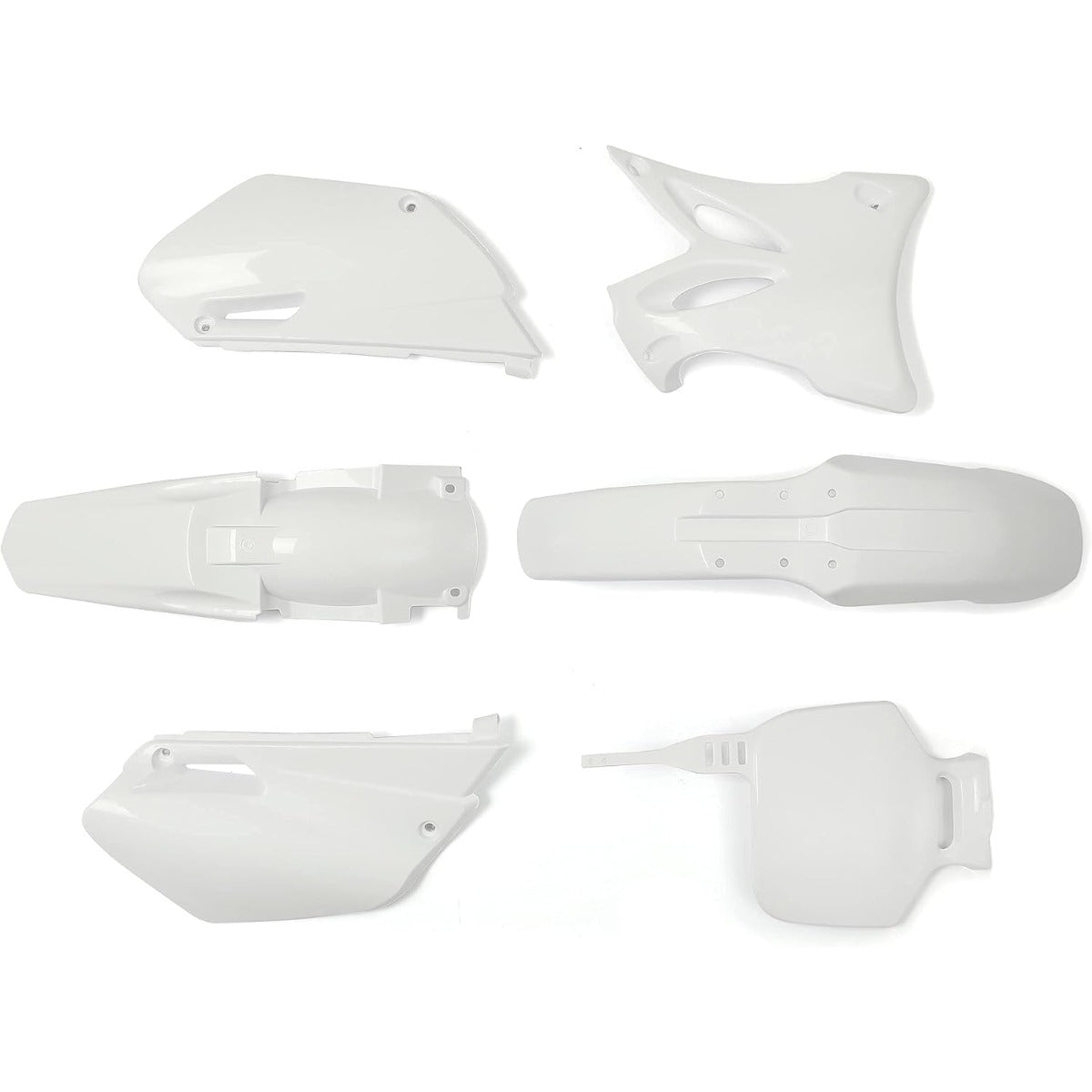 Plastic Fender Fairing Body Kit Compatible With Yamaha YZ85 2002-2014 Dirt Pit Bike Motorcycle Parts Side Cover Body Work -White