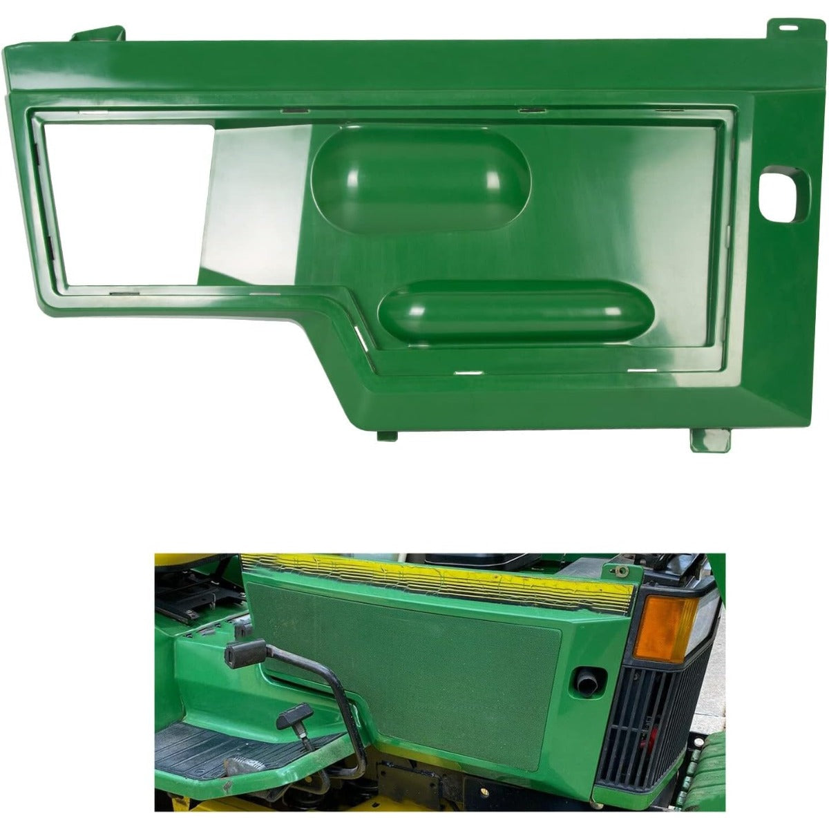 Right Side Panel Screen Kit Compatible with John Deere 415 425 445 455 Replacement for AM128982 RH Side