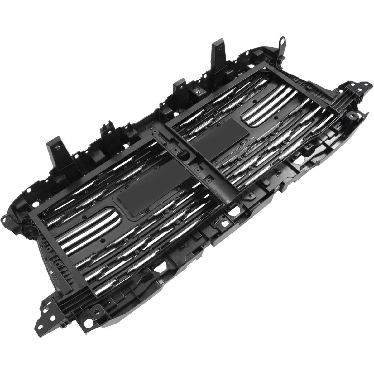 Front Grill Compatible with 2020-2024 Dodge Ram 2500/3500 Front Bumper Grille Plastic (ABS) Chrome+Painted Silvery+Black Replacement for 68516019AA