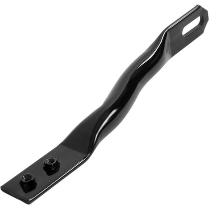 ALMULOO Front Bumper Bracket Compatible with 2015-2019 Chevrolet Silverado 2500 HD/3500 HD & GMC Sierra 2500 HD/3500 HD Replace 22774471 22774470 GM1043125 GM1042125 Steel Powder Coated Black