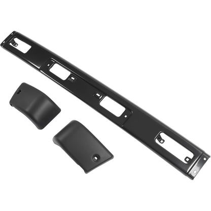 ALMULOO Front Bumper Assembly Compatible with 1984 1985 1986 1987 Toyota 4Runner Sport Utility Pickup Base/LN67/RN63/SR5 Turbo Standard Cab Pickup Replacement for TO1002118,TO1004157,TO1005116