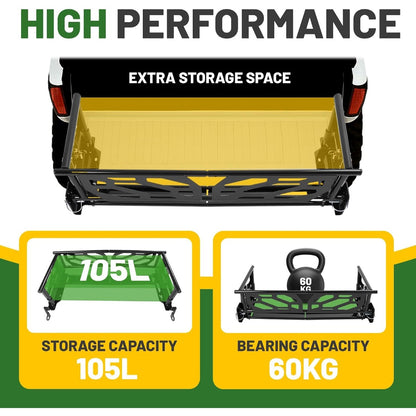 ALMULOO Cargo Tailgate Bed Extender Compatible with Pioneer 700-4 2016+