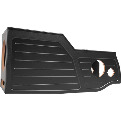 Center Console Subwoofer Box Compatible with 97-03 Ford F-150 | Single/Ext/Crew Cab MDF+Plastic(ABS) PVC Black Finish Black