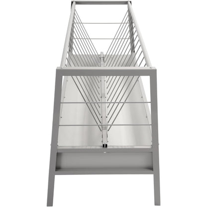 Pasture Hay Feeder 2 in 1 55 Gallon 59 in Livestock Feed Trough