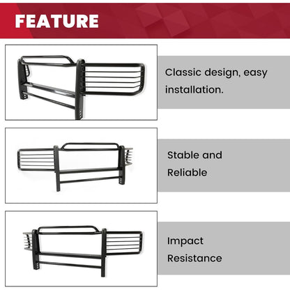 HECASA Brush Guard Compatible with 1999-2007 Ford F250 F350 F450 F550
