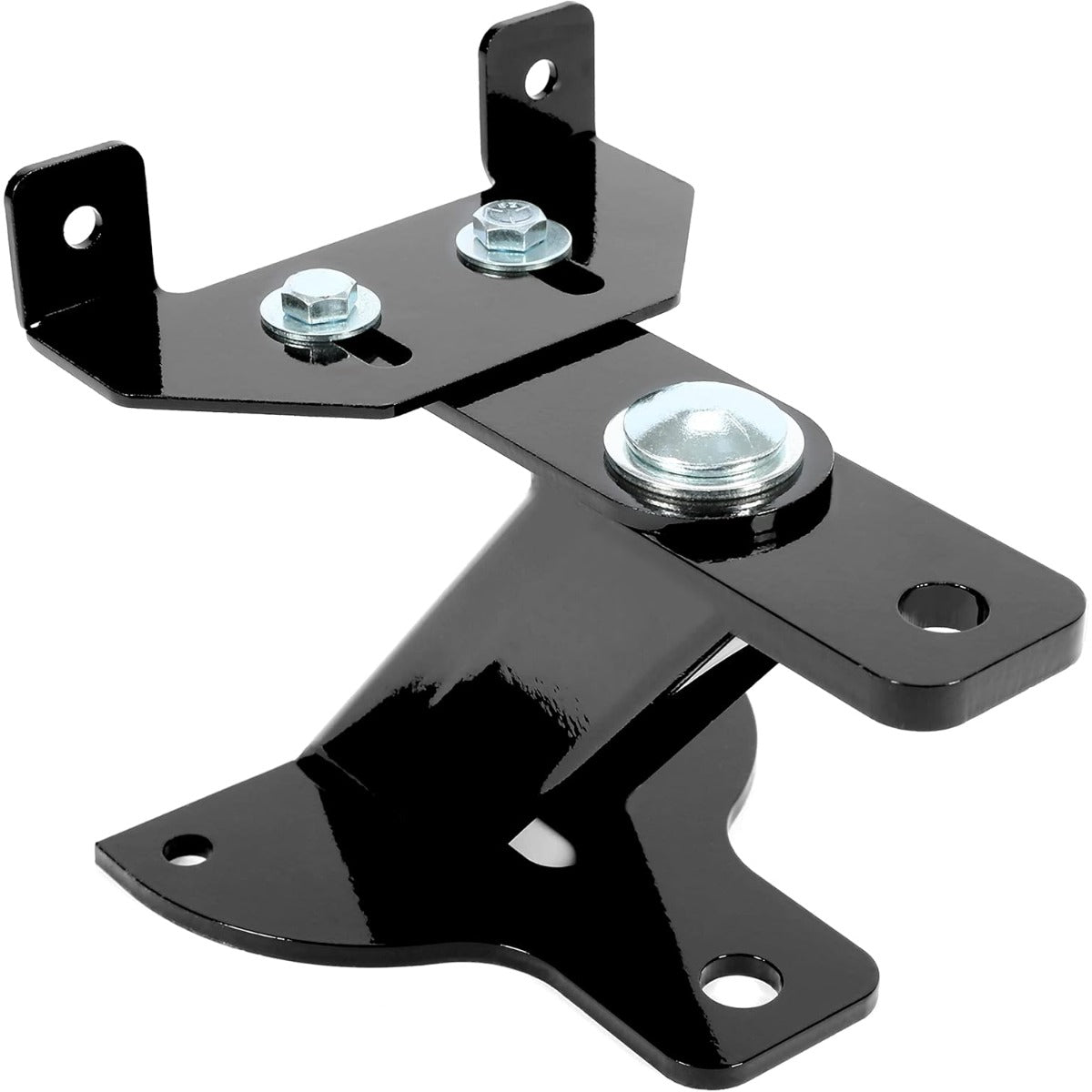 Universal Lawn and Garden Tractor Hitch 5 Inches Rear Hitch Steel Powder Coated Black 3 Way