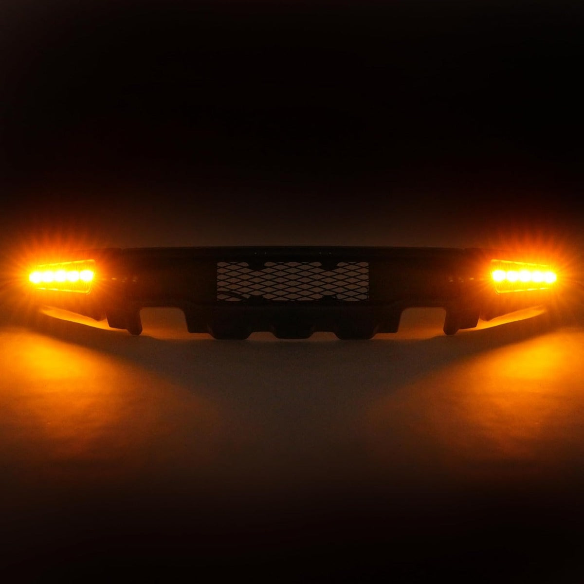 Front Bumper W/LED Fog Lights Compatible with 2009 2010 2011 2012 2013 2014 Ford F150 Crew/Extended Cab Pickup 4-Door/Standard Cab Pickup 2-Door Except Raptor Model, Raptor Style Bumper 3 Pcs