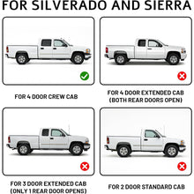 Rocker Panel Compatible With 1999-2007 Chevy Silverado GMC Sierra 4 Door Crew Cab Steel Panel(Right Passenger Side)