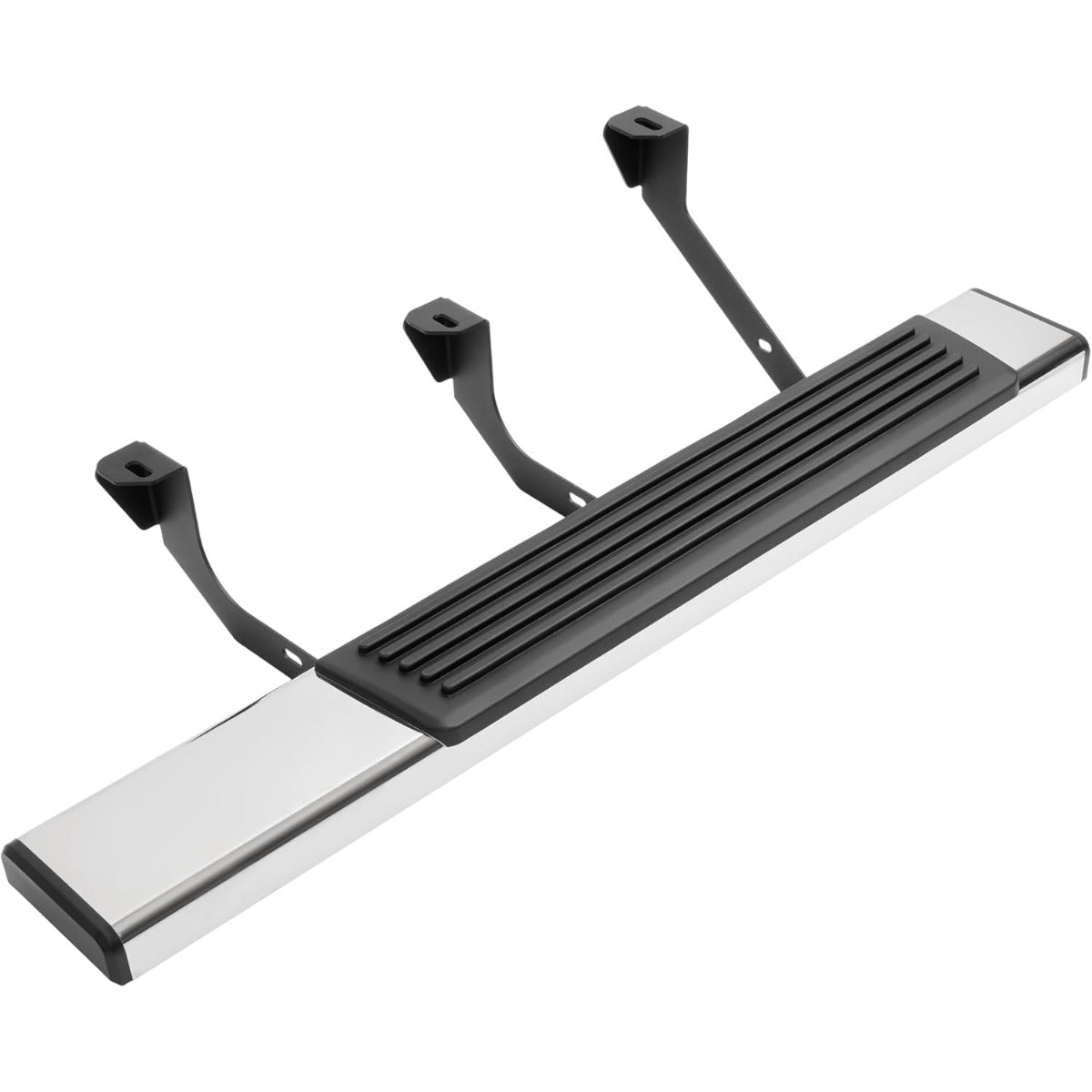 6.5 inch Running Board Side Step Compatible with 2002-2008 Dodge Ram 1500 2500 Regular Cab Step Nerf Bar 304 Stainless Steel+Plastic Powder Coated+Textured Black+Silvery