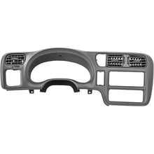 Dash Trim Bezel Compatible with 1998-2004 Chevy Chevrolet S10 Blazer GMC Jimmy Paint ABS Plastic Light Gray Single Din Only