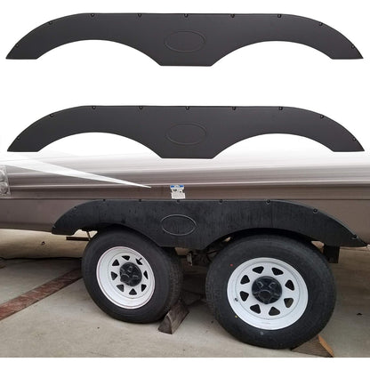 RV Fender Skirt Replacement Tandem Trailer for RVs Campers and Trailers - Black LYAP-472-1