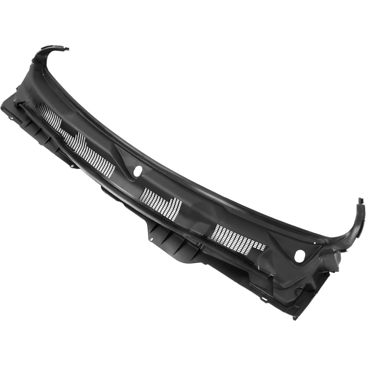 Windshield Wiper Cowl Panel Grille Compatible with 09-18 Ram 1500 | Compatible with 2009-2018 Dodge Ram 1500 2500 3500 & 2019-2024 Ram 1500 Classic; Replacement for 55112305AB 55112305AC