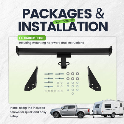 HECASA Class 3 Trailer Hitch Compatible with 2005-2024 Suzuki Equator