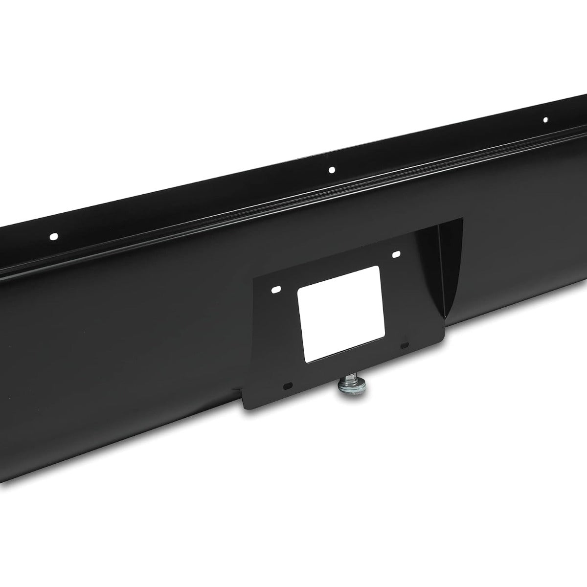 ECOTRIC 2” Hitch Receiver+Roll Pan Compatible with 1999-2006 Chevy Chevrolet Silverado GMC Sierra 1500 w/Flippable license plate Steel Electrophoresis Black-Tow 5000 Capacity Only Fit For Fleetside